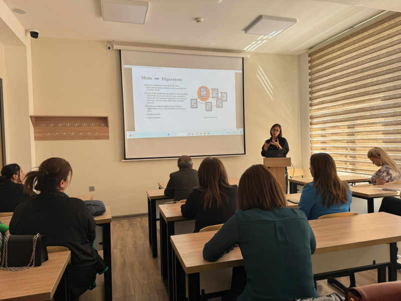 “Yerli xəbər saytlarının kontentində hiperkeçidlərdən istifadə alışqanlıqları və problemlər” mövzusunda elmi seminarı keçirilib