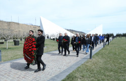 BDU rəhbərliyi və tələbələri Quba Soyqırımı Memorial Kompleksini ziyarət edib