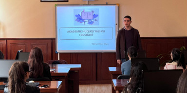 AKADEMİK HÜQUQİ YAZI VƏ TƏDQİQAT MÖVZUSUNDA TƏLİM KEÇİRİLMİŞDİR