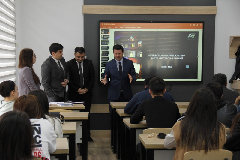 Audiovizual Şura BDU-nun Jurnalistika fakültəsində reklam qanunvericiliyinə dair seminar keçirib