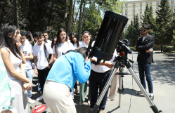 BDU-da astronomik müşahidə günləri keçirilir