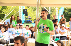 BDU rektoru Elçin Babayev "Yay Fest"də gənclərlə görüşüb