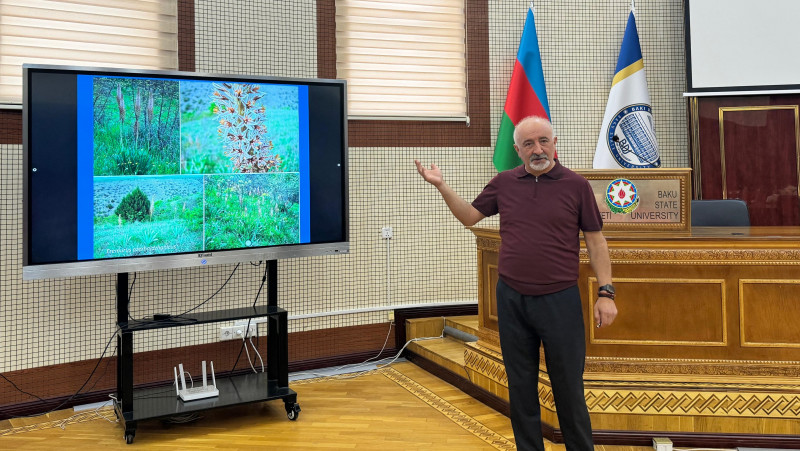 BDU-da elmi seminar: “İqlim dəyişmələri kontekstində Azərbaycanın florasının biocoğrafiyası və biomüxtəlifliyi”