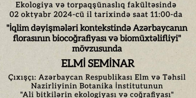 Elmi seminar keçiriləcək