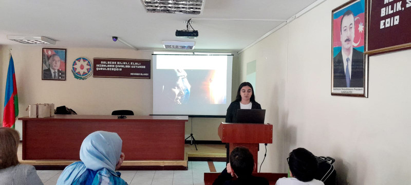 BDU-nun nəzdində “Gənc istedadlar” liseyində “Kosmosda evimiz - Günəş sistemini kəşf edək” mövzusunda öyrədici seminar