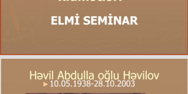 müəllimi t.ü.f.d. Hicran Mahmudovanın “Professor Həvil Həvilov və BDU-da etnoqrafiya elminin tədrisində onun xidmətləri” mövzusunda elmi seminarı keçirilmişdir.