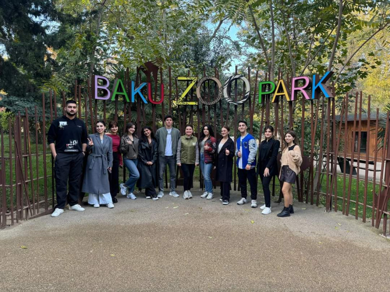 Bakı Zooloji Parkında mühazirə və məşğələ dərsləri keçirilib