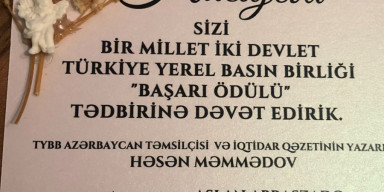 Professor İlhamə Hacıyeva “Başarı ödülü”nə layiq görülüb