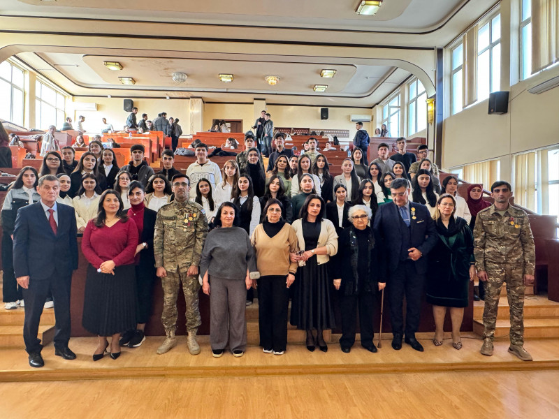 Professor İlhamə Hacıyeva Zəfər Gününə həsr olunmuş tədbir təşkil edib