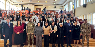 Professor İlhamə Hacıyeva Zəfər Gününə həsr olunmuş tədbir təşkil edib