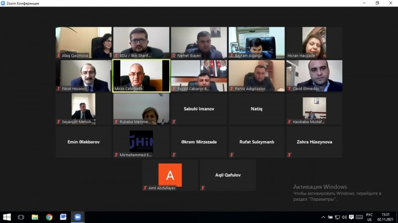 BDU gənclərin məşğulluq problemləri ilə bağlı keçirilən konfransda təmsil olunub