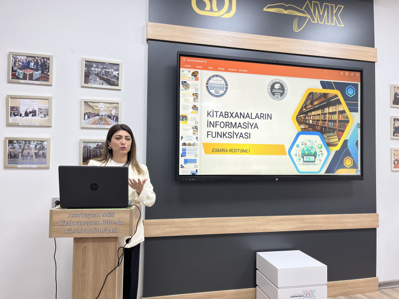 BDU-da elmi seminar: Kitabxanaların informasiya funksiyası