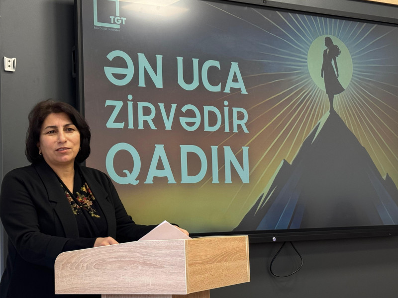 “ƏN UCA ZİRVƏDİR QADIN” ADLI TƏDBİR KEÇİRİLİB