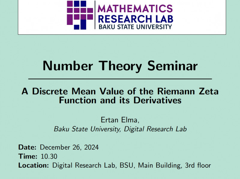 Number Theory Seminar