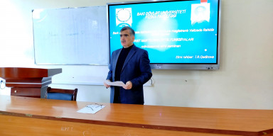 Bərk cisimlər fizikası kafedrasının elmi seminarı keçirilib