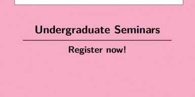 Registration For Weekly Seminars Has Begun!