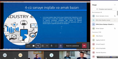 BDU-da “Əmək bazarında yeni çağırışlar və perspektivlər” mövzusunda vebinar keçirilib