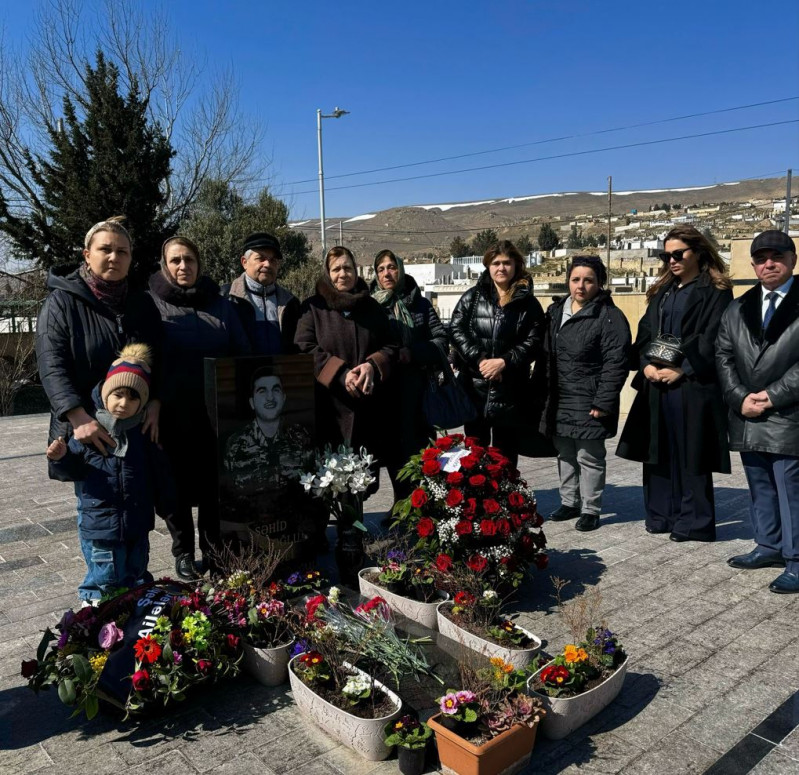 BDU-nun şəhid məzunu Ataməli Musaoğlunun məzarı ziyarət olunub