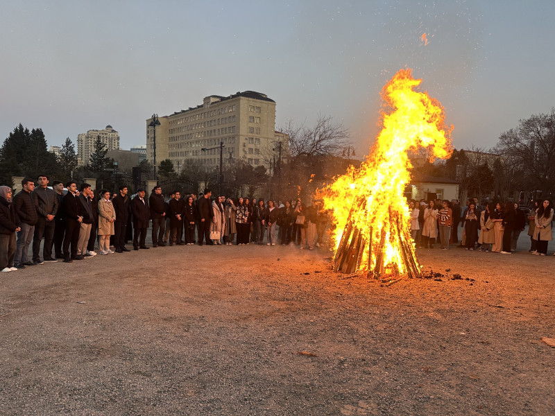 BDU-nun "Tələbə evi"ndə Yel çərşənbəsi qeyd olunub