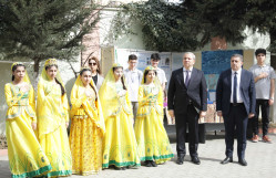 BDU-nun nəzdində “Gənc istedadlar” liseyində Novruz şənliyi