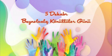 KÖNÜLLÜLƏR GÜNÜNƏ HƏSR OLUNMUŞ TƏDBİR