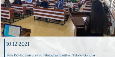 Filologiya fakültəsinin Tələbə Gənclər Təşkilatı ulu öndər Heydər Əliyevin anım gününə həsr olunmuş tədbir keçirib