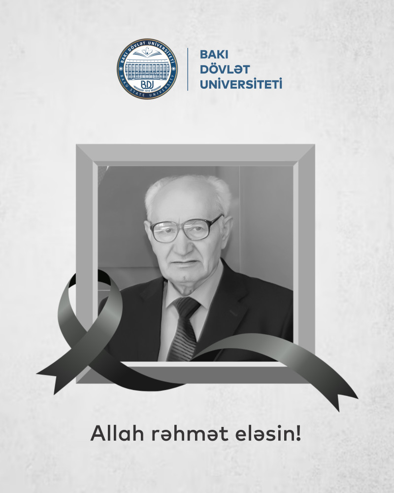 BDU-nun Ekologiya və torpaqşünaslıq fakültəsinin dosenti Tahir İbrahimov vəfat edib
