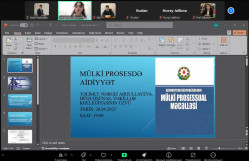 “BDU könüllüləri” təşkilatının Hüquq fakültəsinin tələbələri üçün silsilə təlim proqramı davam edir