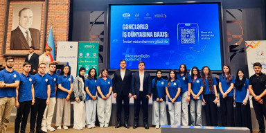 BDU könüllüləri “Gənclərlə iş dünyasına baxış: İnsan resurslarının gözü ilə” forumunda iştirak ediblər