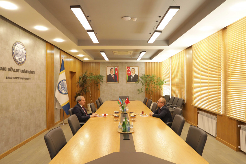 Türkiyənin Azərbaycandakı səfiri BDU-da olub