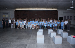 "Konstitusiya və Suverenlik İli"nə həsr olunmuş Yay düşərgəsinin iştirakçıları Quba Soyqırımı Memorial Kompleksində