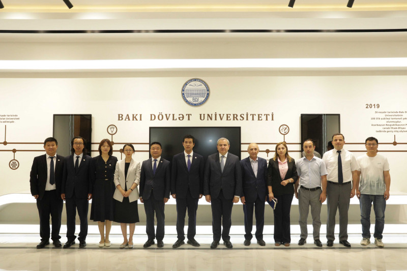 Çinin Lanzhou Maliyyə və İqtisad Universitetinin nümayəndə heyəti BDU-da