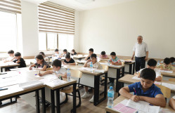 BDU-nun nəzdində “Gənc istedadlar” liseyinin V siniflərinə qəbul imtahanı keçirilib