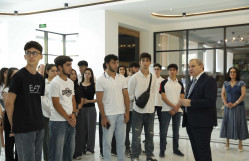 BDU-da şəhid övladları olan abituriyentlər üçün infotur keçirilib