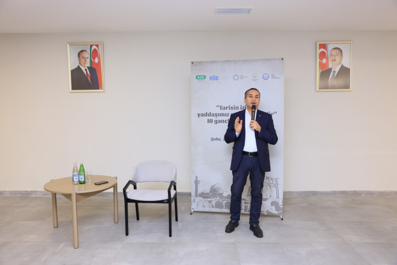Qubada “Tarixin izi ilə: yaddaşımız gələcəyimizdir” III gənclər düşərgəsi çərçivəsində panel müzakirə keçirilib