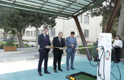 BDU və KOBİA-nın əməkdaşlığı çərçivəsində Universitetdə EkoEnerji Məntəqəsi açılıb