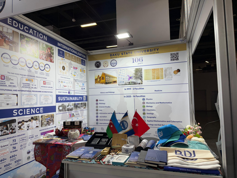 BDU Qlobal Dayanıqlı İnkişaf Konqresində öz stendi ilə təmsil olunur