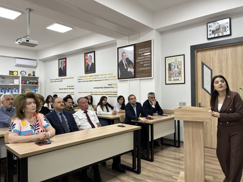 BDU-da elmi seminar: “Türk dünyasının mədəniyyət paytaxtı Şuşa haqqında nəşrlər”