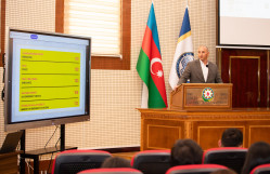 “Azərbaycan Dəmir Yolları” QSC BDU tələbələri üçün infosessiya keçirib