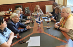 Bolqarıstanlı alimlər BDU-nun Filologiya fakültəsinin qonağı olublar