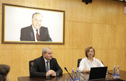 BDU-da Everesti fəth edən azərbaycanlı alpinist Vəfa Musayeva ilə görüş