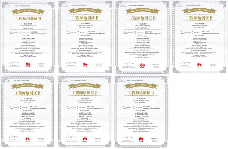 BDU əməkdaşları “Huawei”in süni intellekt üzrə nüfuzlu beynəlxalq sertifikatına layiq görülüblər