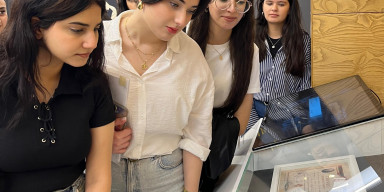 BDU tələbələri Heydər Əliyev Muzeyini ziyarət ediblər