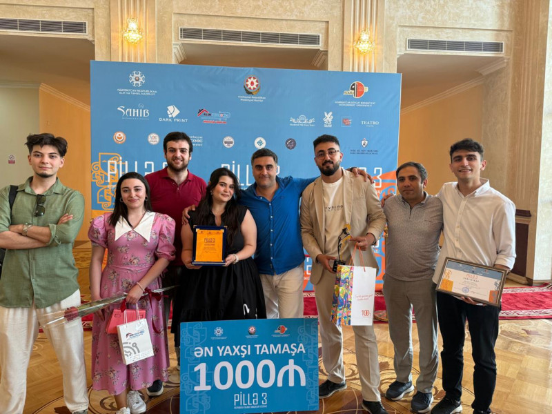 BDU tələbələrinin “Ezop” tamaşası “Pillə-3” Tələbə Tamaşaları Festivalının qalibidir