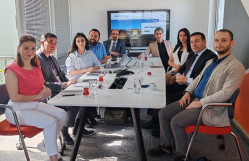 BDU-nun nümayəndə heyəti Türkiyənin Ankara Sosial Elmlər Universitetində