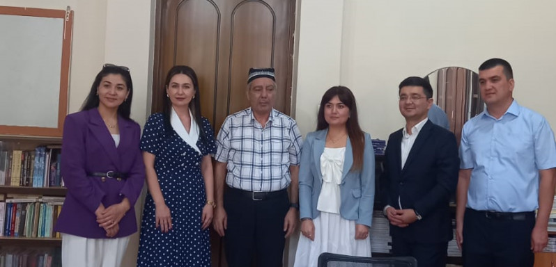 Özbək alimləri BDU-nun Rus dili kafedrasında qonaq olublar