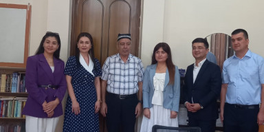 Özbək alimləri BDU-nun Rus dili kafedrasında qonaq olublar