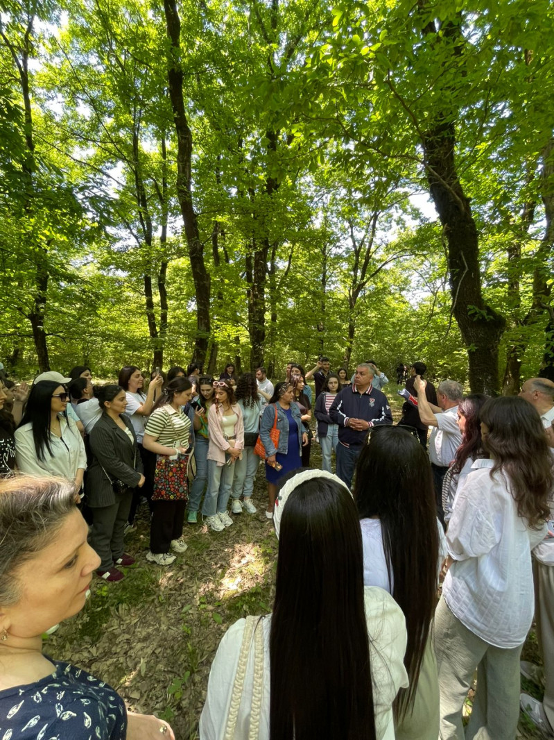 BDU-nun Biologiya fakültəsinin tələbələri Hirkan Milli Parkında çöl-tədris təcrübəsində