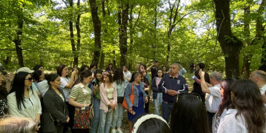 BDU-nun Biologiya fakültəsinin tələbələri Hirkan Milli Parkında çöl-tədris təcrübəsində