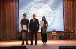 BDU-da ali məktəb tələbələri arasında III Respublika Olimpiadası qaliblərinin mükafatlandırılma mərasimi keçirilib